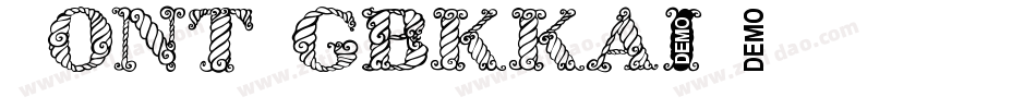 Font gbkkai61字体转换